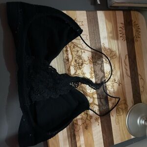 Elegant Black Lace Bralette